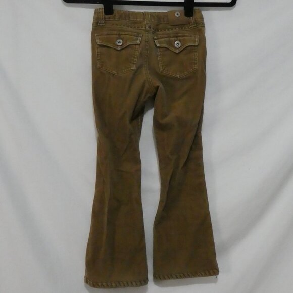 CHILDREN'S PLACE - Stretch | 6x / 7 | Vintage Brown Flared Pants | Detailed Hem - Picture 2 of 16